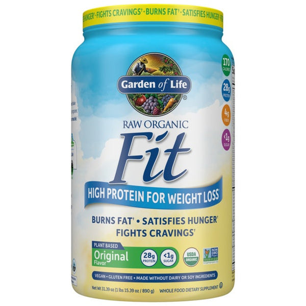 raw organic fit protein original garden of life