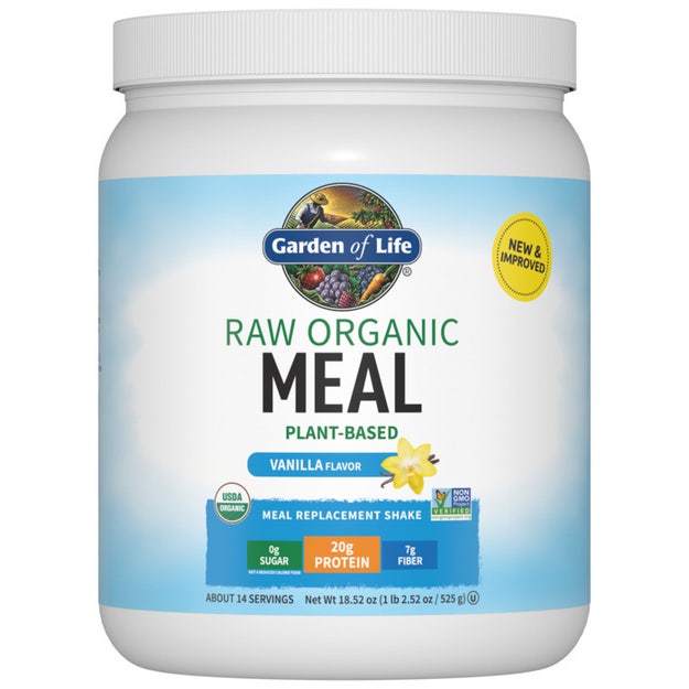 raw organic meal vanilla garden of life