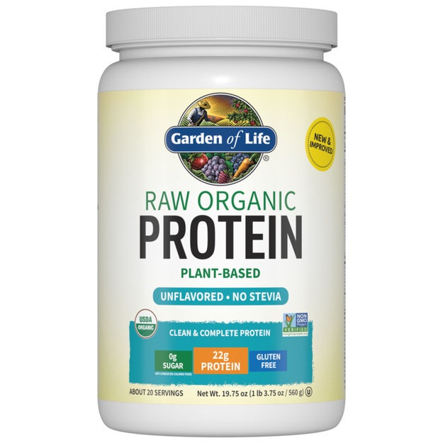 raw organic protein unflavored garden of life