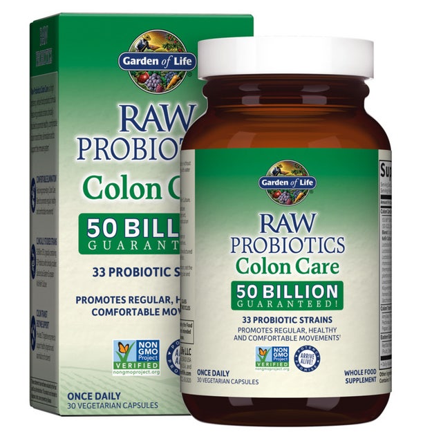 buy raw probiotics colon care garden of life