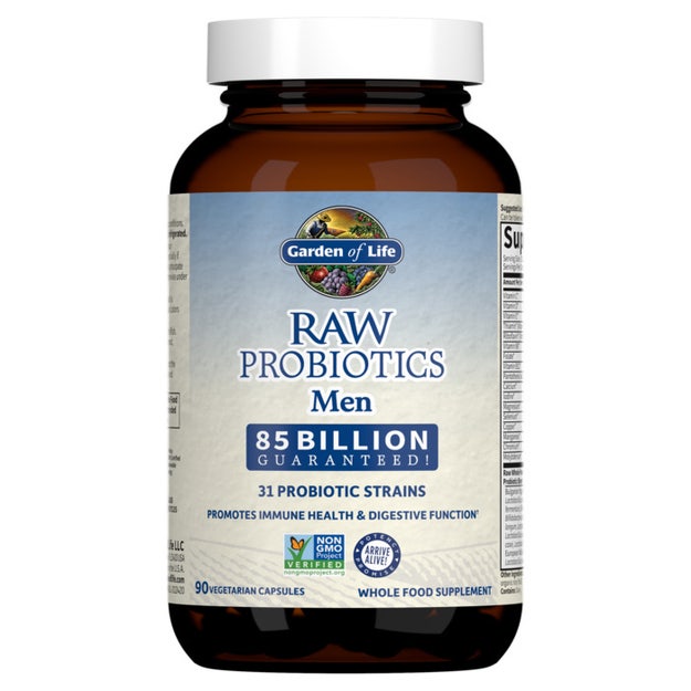 buy raw probiotics men garden of life