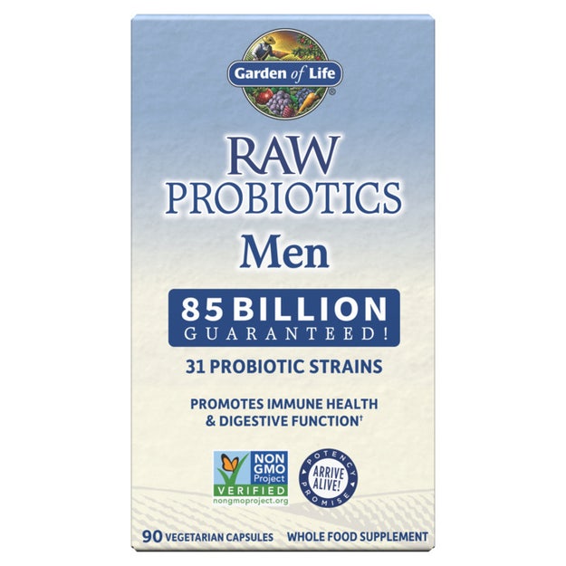 raw probiotics men garden of life