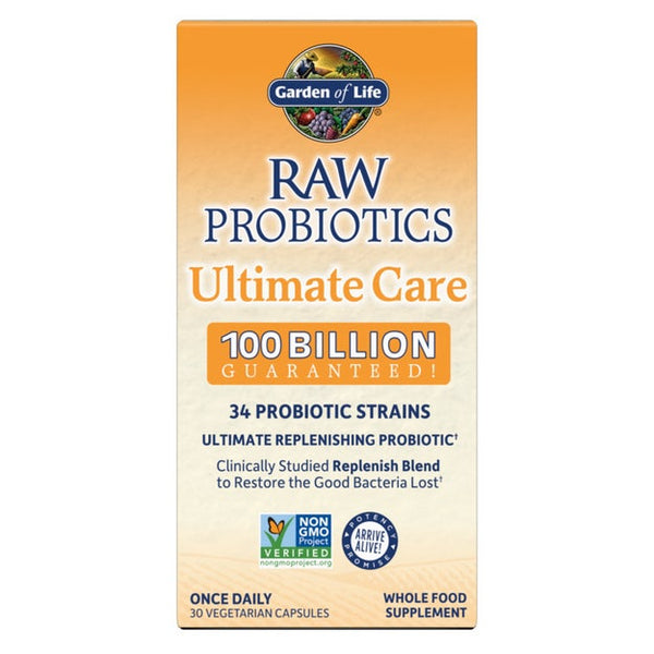 raw probiotics ultimate care garden of life