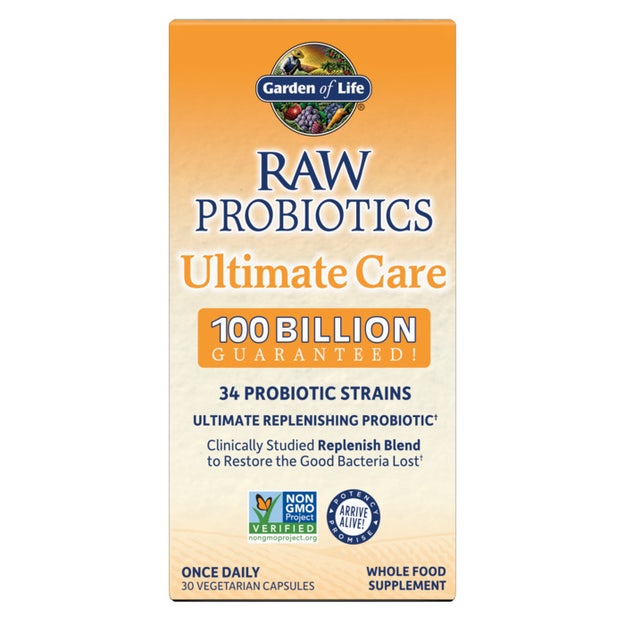 raw probiotics ultimate care garden of life