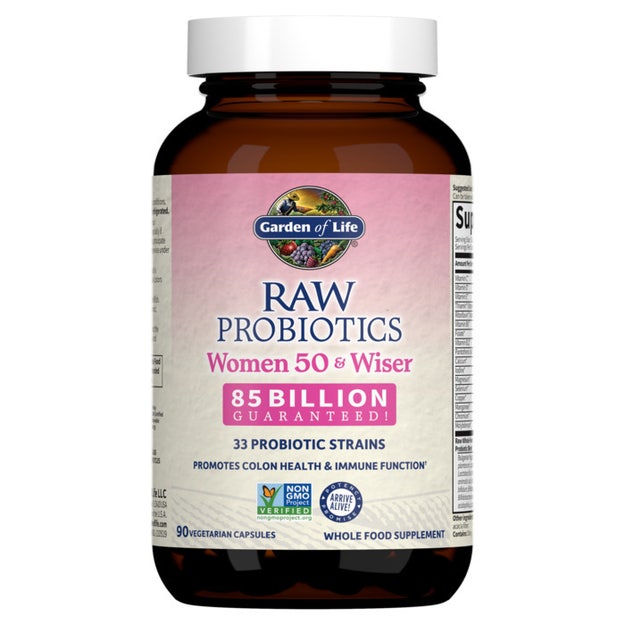 buy raw probiotics women 50 & wiser garden of life