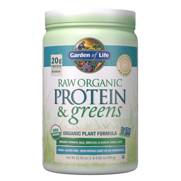 raw protein and greens lightly sweet garden of life