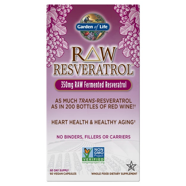 raw resveratrol garden of life