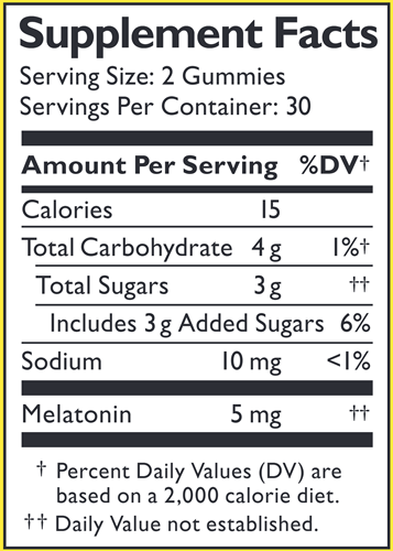 RESCUE PLUS Sleep (Nelson Bach) supplement facts