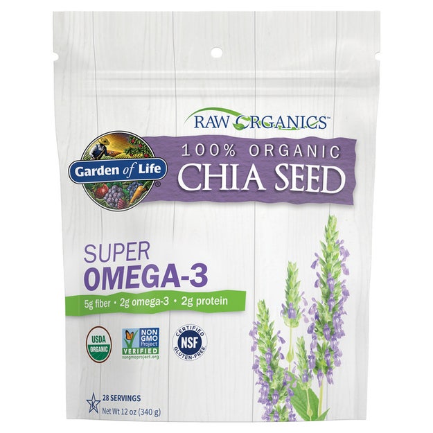 raw organics organic chia seeds garden of life