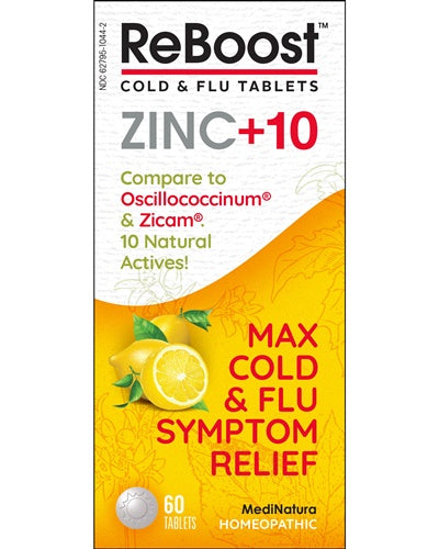 buy reboost zinc +10 cold & flu medinatura professional