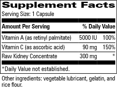 Renatrate Progressive Labs supplement facts