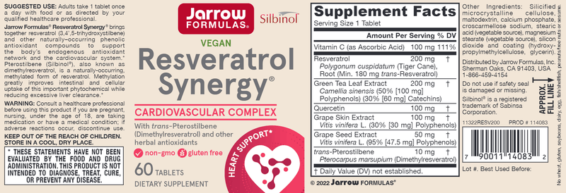 Resveratrol Synergy 200 mg