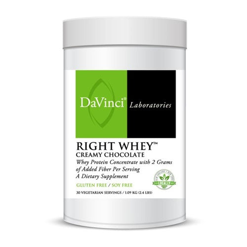 right whey creamy chocolate davinci labs