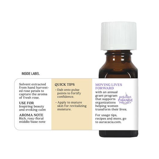 buy rose absolute in jojoba aura cacia