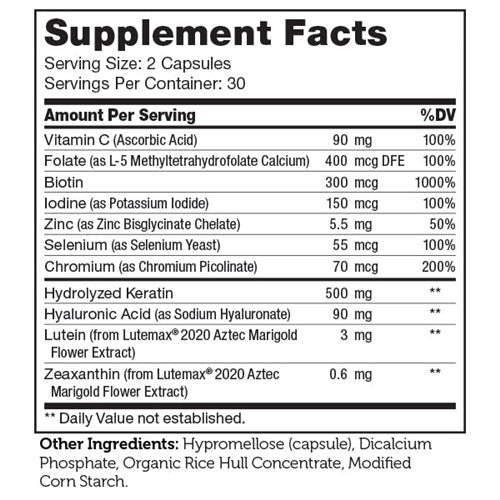 SHINE (Advanced Nutrition by Zahler) Supplement Facts