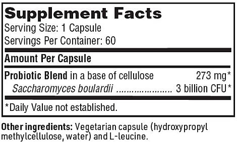 Ther-Biotic Saccharomyces Boulardii 60 Capsules