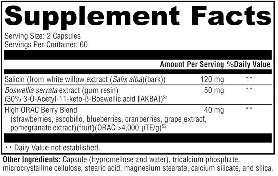 Saloxicin (Xymogen) Supplement Facts