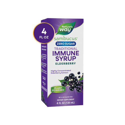 sambucus sugar-free syrup 4oz nature's way