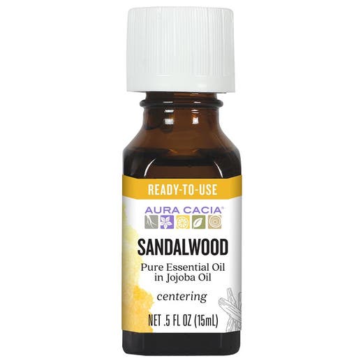 sandalwood in jojoba aura cacia