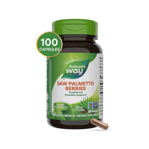 saw palmetto berries 100 capsules nature's way