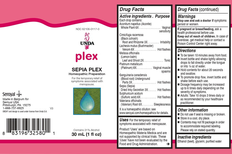 Sepia Plex UNDA Label