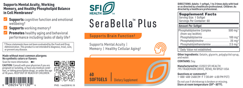 serabella plus sfi health label