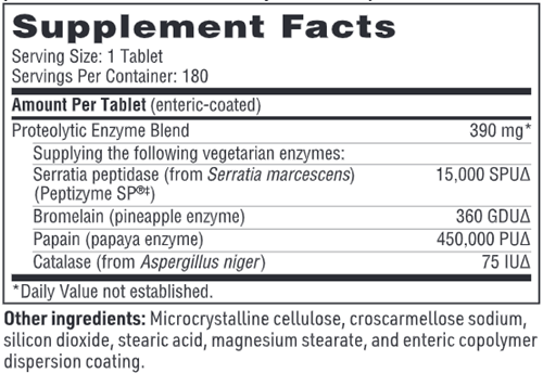 serralase sfi health supplement facts