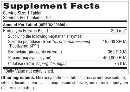 serralase sfi health supplement facts