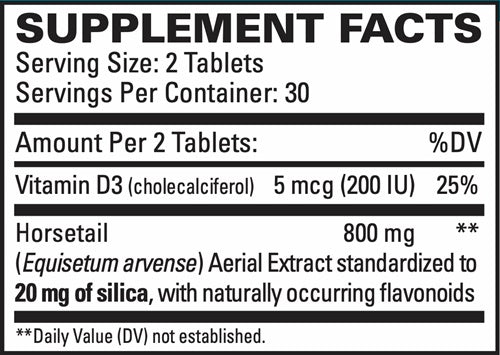 silica-20 euromedica supplement facts