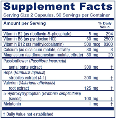 SleepBlend Vitanica supplements