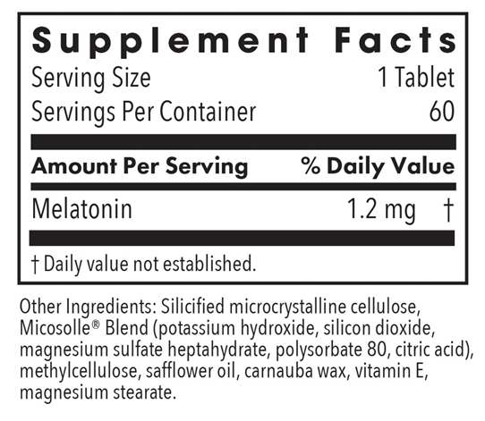 slow motion melatonin allergy research group supplement facts