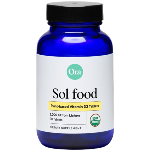 Sol Food: Organic Vitamin D3 Tablets (Ora Organic)