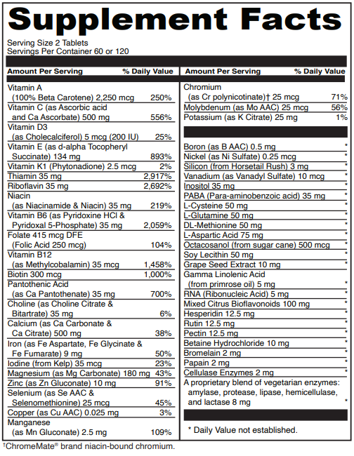 spectra woman davinci labs supplement facts