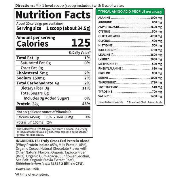 sport certified whey protein chocolate garden of life nutrition facts