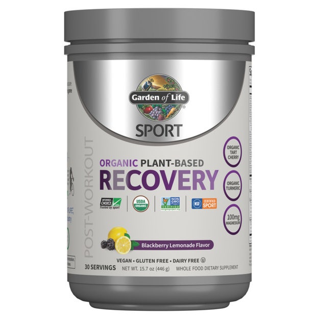 sport organic recovery blackberry lemonade garden of life