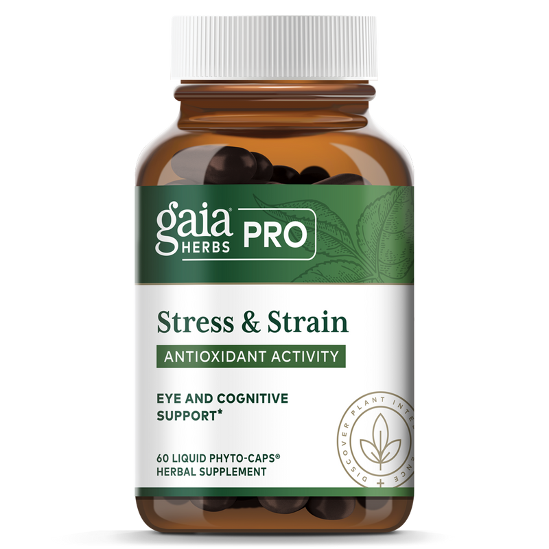 Stress and Strain Antioxidant (Gaia Herbs Professional Solutions) front