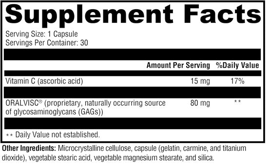 SynovX Metabolic (Xymogen) Supplement Facts