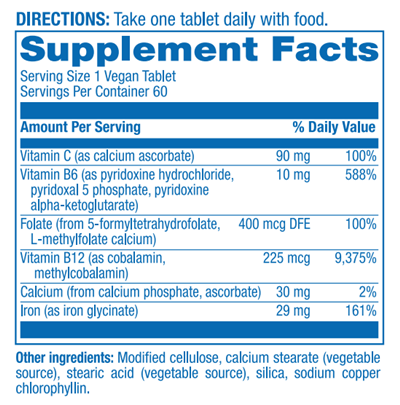 T.R.I. - IRON Anabolic Laboratories supplement facts