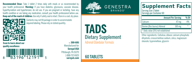 BACKORDER ONLY - TADS (Adrenal)