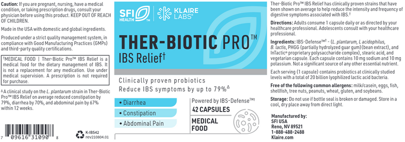 THER-BIOTIC PRO IBS RELIEF