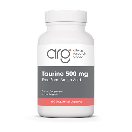 taurine 500 mg allergy research group