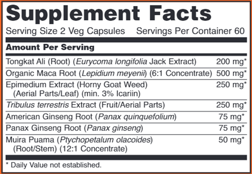 TestoJack 200 - 120 Capsules