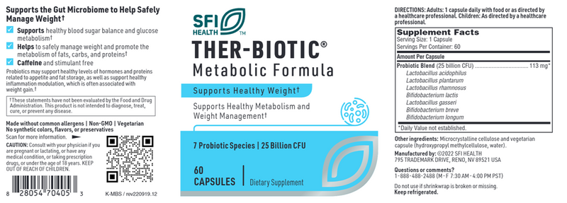 Ther-Biotic Metabolic Formula