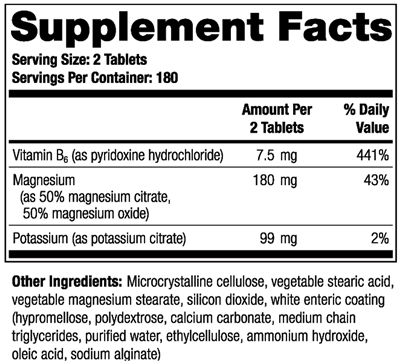 TheraLith XR Vitamin & Minerals Supplement (Theralogix) supplement facts