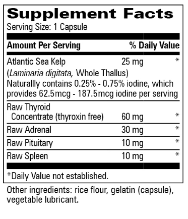 Thyro Complex™ (Progressive Labs) supplement facts