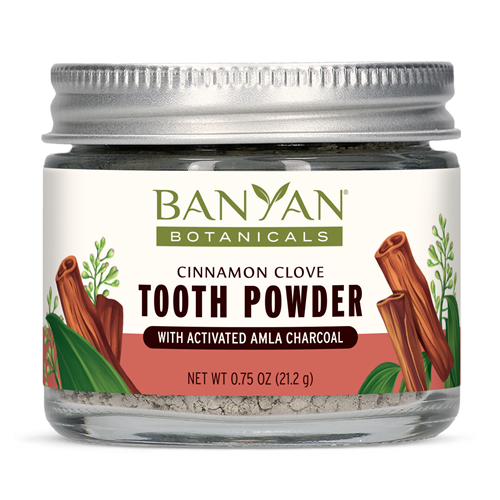 tooth powder cinnamon clove banyan botanicals