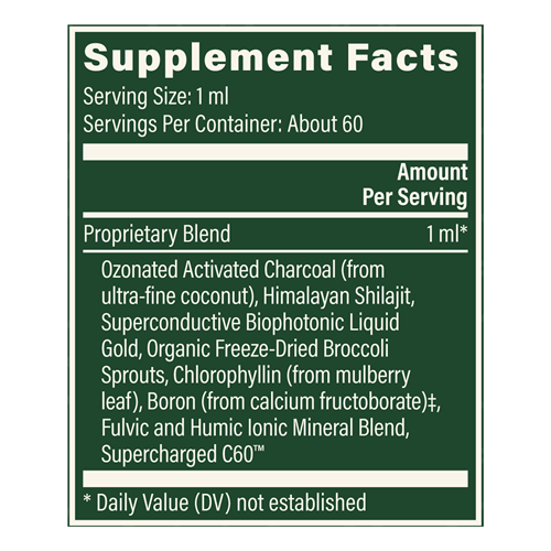 toxin binder global healing supplement facts