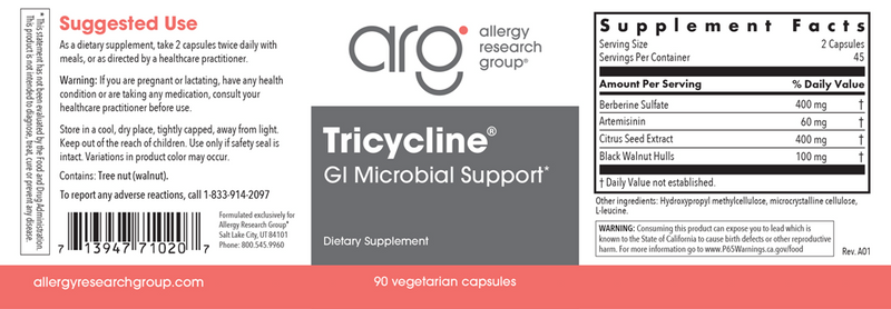 Tricycline allergy research group label