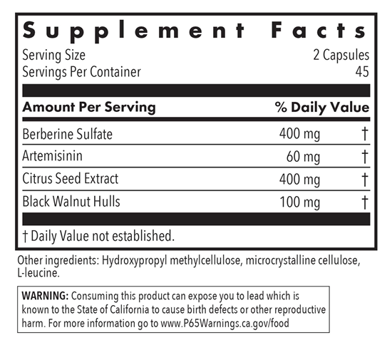 Tricycline allergy research group supplement facts