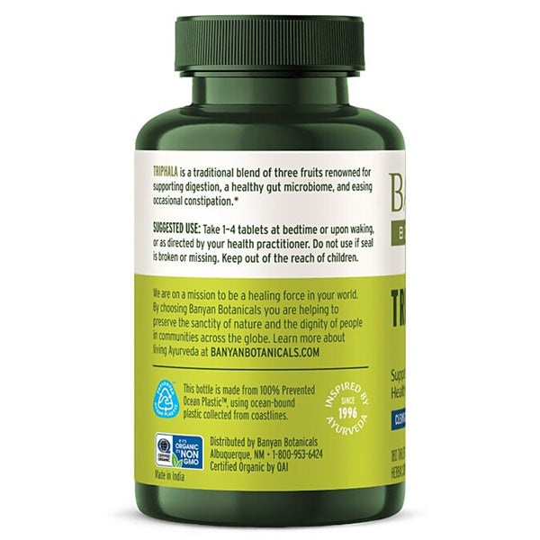 Triphala Organic Tablet (Banyan Botanicals)